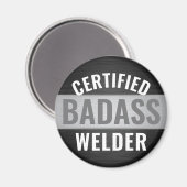 Elke tekstzwarte en witte gecertificeerde badbagla magneet (Voorkant / Achterkant)