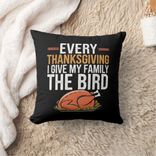 Elke Thanksgiving Geef Ik Mijn Familie De Vinger Kussen
