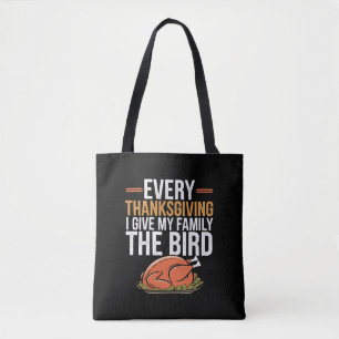 Elke Thanksgiving geef ik mijn familie de vogel Draagtas