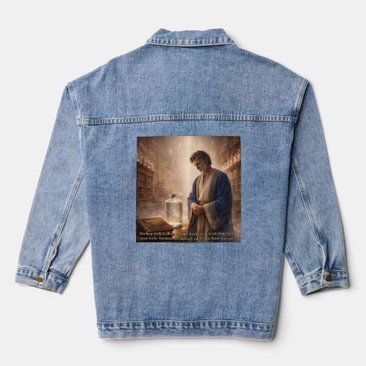 Elke Traan Onthouden Denim Jacket (Achterkant)