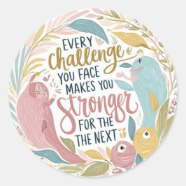 Elke uitdaging Stickers