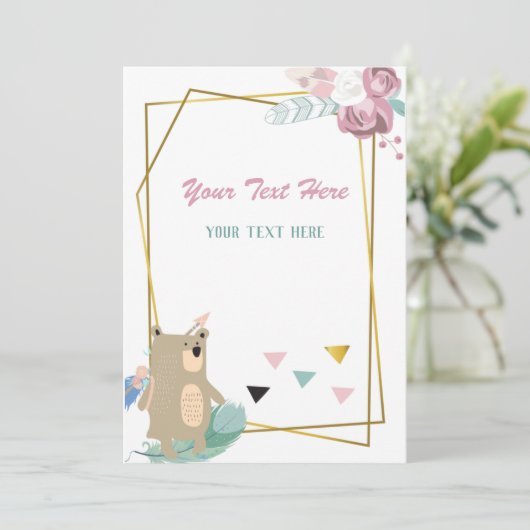 Elke uitnodiging voor een evenement dragen (Staand voorkant)