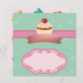 Elke uitnodiging voor evenement (Voorkant / Achterkant)