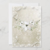 Elke verjaardagsfeest, Winter Wonderland, wit Kaart (Achterkant)