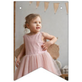 Elke viering aangepaste foto verjaardag vlaggetjes (Tweede vlag)