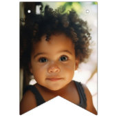 Elke viering aangepaste foto verjaardag vlaggetjes (Eerste vlag)