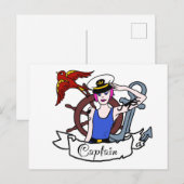 Elke zeeman zit vast briefkaart (Voorkant / Achterkant)