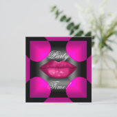 Elke zondag Abstracte roze Licht Kaart (Staand voorkant)