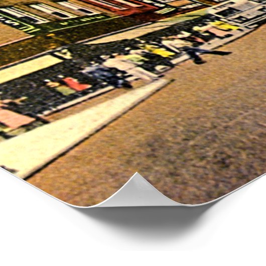 Elkhart, Indiana Main Street Poster (Hoek)