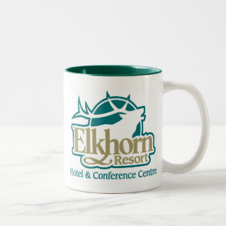 Elkhorn-Mokken- Regelmatige grootte Tweekleurige Koffiemok