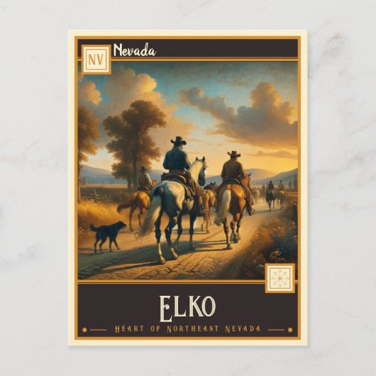 Elko, Nevada |  Briefkaart (Voorkant)