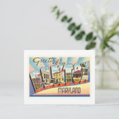 Elkton Maryland MD Vieux Vintage voyage Carte post (Debout devant)