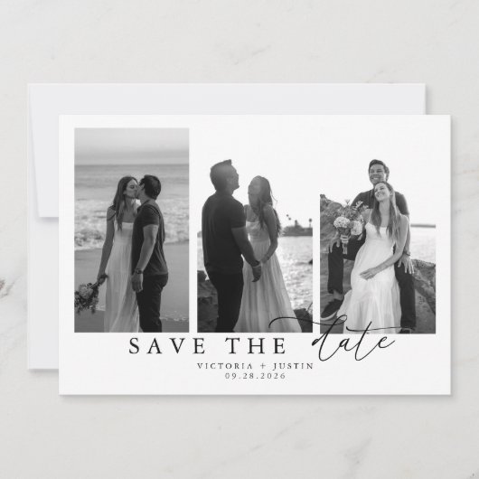 ELLA 3 Foto Sla de datum op Save The Date (Voorkant)