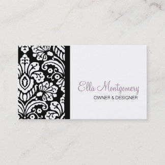 Ella Black Damask Visitekaartje speciale aanbiedin