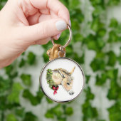 Ella de Kerst-ezel Sleutelhanger (Hand)