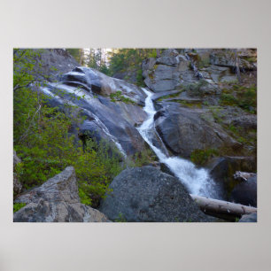 Ella Falls in Sequoia National Park Poster