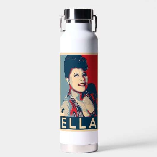 Ella Fitzgerald Waterfles (Voorkant)