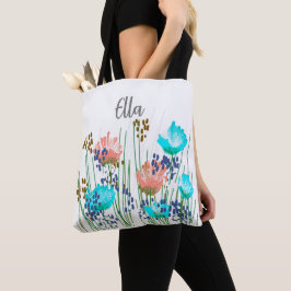 Ella Floral Monogram Draagtas