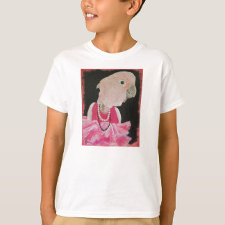 Ella in roze t-shirt - Gepersonaliseerd