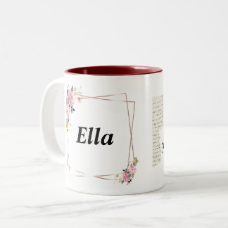 Ella naam mok – Aangepaste koffiekop met naam