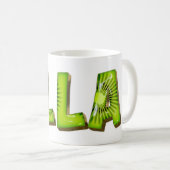 Ella Name Kiwi Style Tasse Teetasse (Devant droit)