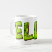 Ella Name Kiwi Style Tasse Teetasse (Devant gauche)