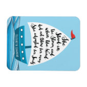 Elle a ajusté ses voiles Citation Magnet (Horizontal)