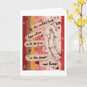 Elle a dessiné de nouvelles lignes Carte (Fleur jaune)