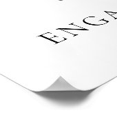 Elle A Dit Oui Affiche de bienvenue Du Parti Engag (Coin)