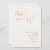 Elle A Dit Oui Earthy Boho Invitation De La Douche (Devant)