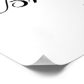 Elle A Dit Oui Fête des mariées Affiche de bienven (Coin)