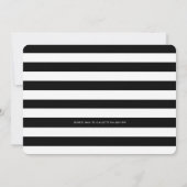 Elle a dit oui | Invitation au dîner d'engagement (Dos)