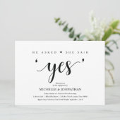 Elle a dit oui, invitations du parti Engagement (Debout devant)