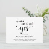 Elle a dit oui, les invitations du parti Engagemen (Debout devant)