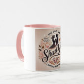 Elle A Dit Oui Mug | Mug fiançailles Celebration (Devant gauche)