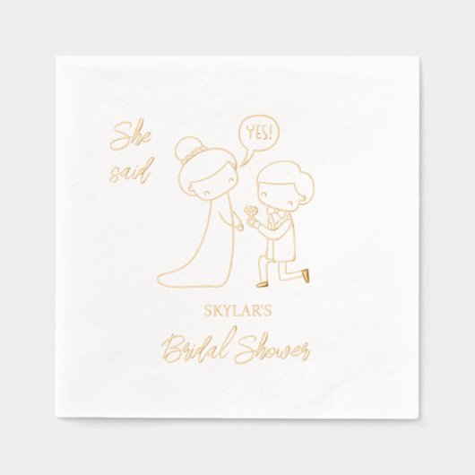 Elle a dit oui Réception de mariage (Recto)