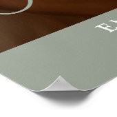 Elle A Dit Oui Sage Fiançailles Photo Affiche de b (Coin)