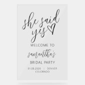 Elle A Dit OUI Script Elle A Dit Oui Fête des mari (Recto)