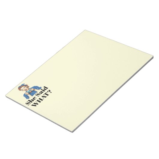 Elle a dit quoi ? Bloc-notes (Incliné)
