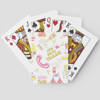 Elle a dit Yaaas ! Cartes à jouer pour enterrement