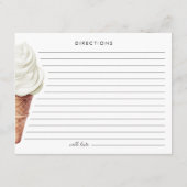 Elle a été achetée Vanilla Bridal Recette Carte (Dos)