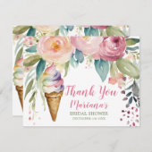 Elle a été piégée dans la Carte de remerciements d (Devant / Derrière)