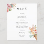 Elle a été rachetée menu Fête des mariées (Devant)