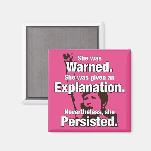 "Elle A Persisté !" Magnet (Recto/Verso)