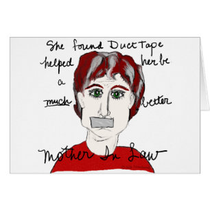 Elle a trouvé le ruban adhésif…