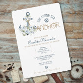 Elle A Trouvé Son Ancre Invitation Fête des mariée