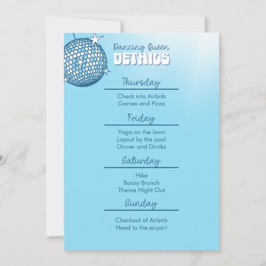 Elle a Trouvé Son Chéri Invitation d'Enterrement d (Dos)