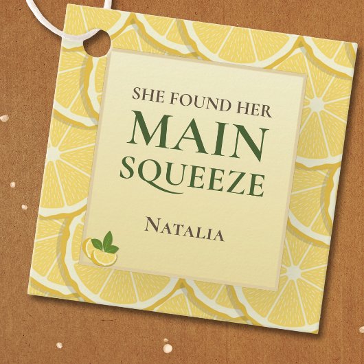 Elle a trouvé son étiquette préférée au citron