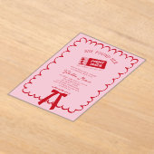 Elle a trouvé son invitation de douche de mariée d (Poser)