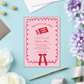 Elle a trouvé son invitation de douche de nuptiale (Insitu (Mariage))